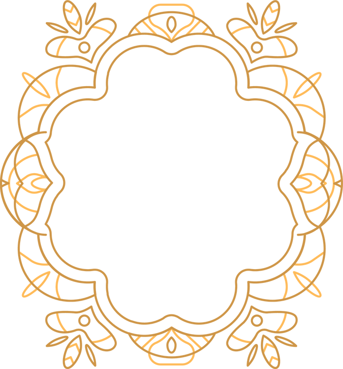 Elegant Ornate Profile Picture Frame